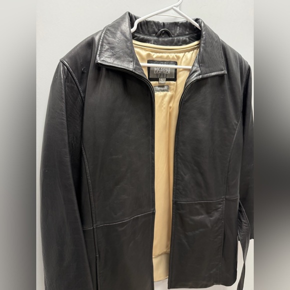 Vintage Wilsons Leather Women's Black Leather Jacket - Picture 2 of 12